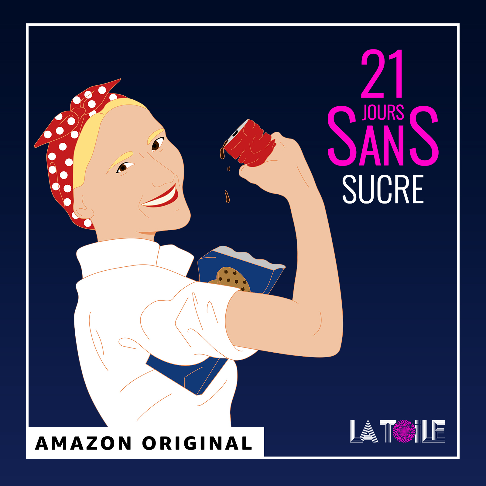 21 Jours Sans, un podcast original de La Toile, en exclusivité sur Amazon Music.